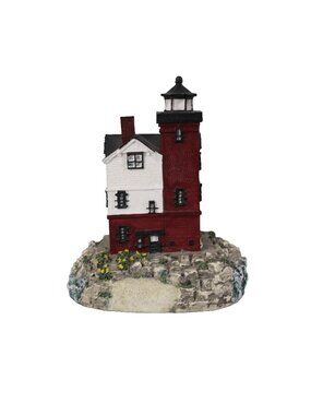 Cheryl Spencer Collin Lighthouse Round Island St Ignace MI Lighthouse